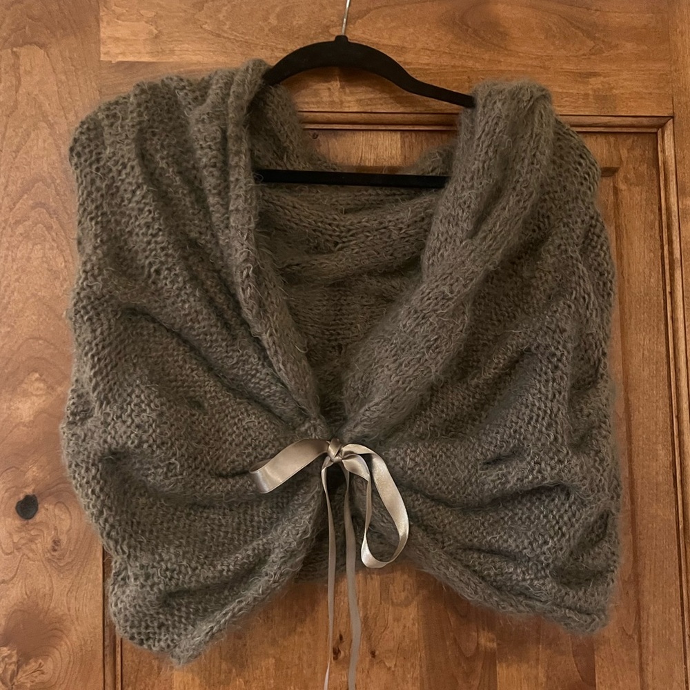 Mohair Shawl, Bridal Wrap